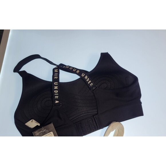 UNDER ARMOUR HIGH IMPACT SUPPORT BLACK SPORTS BRA /Flex Support Bra White Size S - Picture 3 of 6
